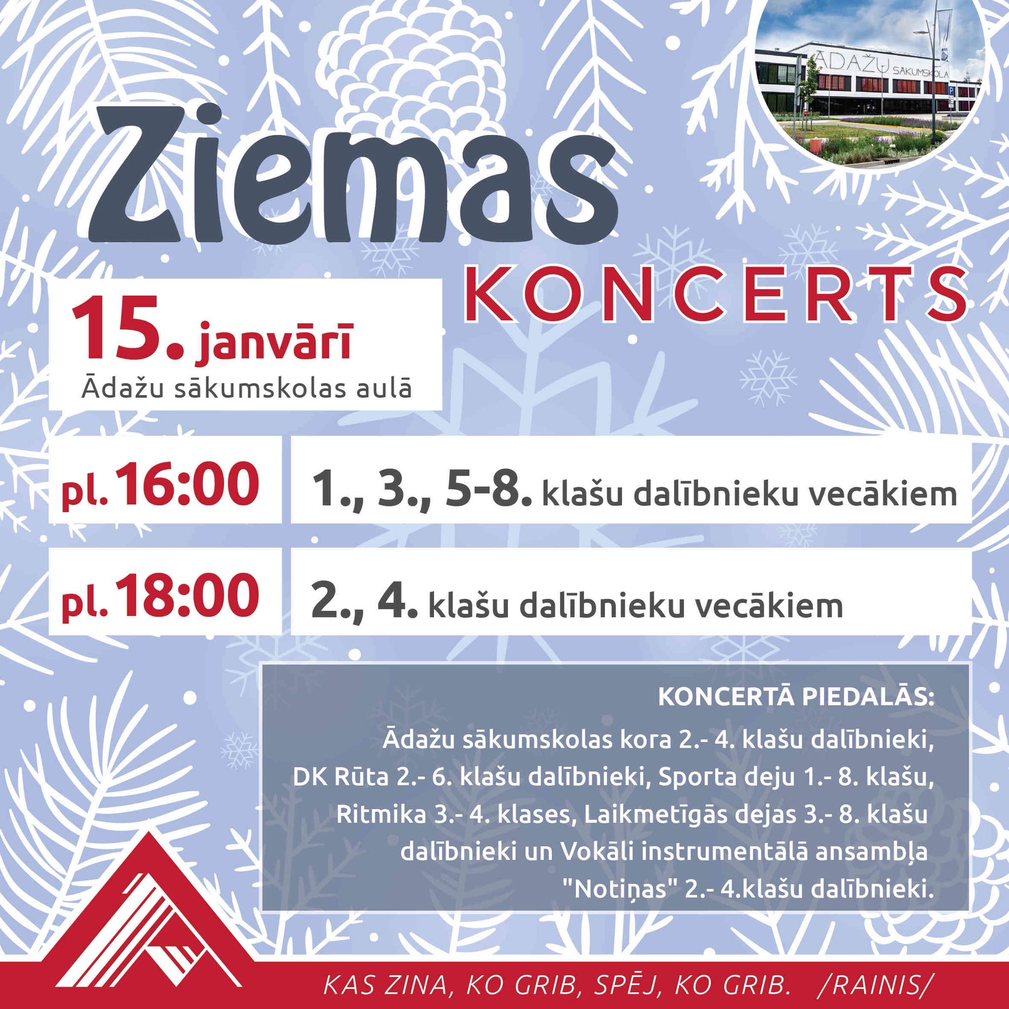 Tiekamies koncertā jau ceturtdien, 15. janvārī!
